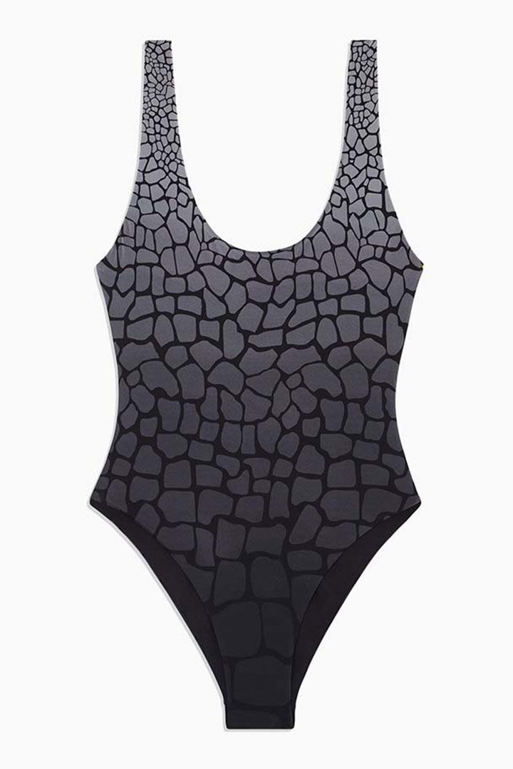 Picture of Rachel one Piece-Black Multi