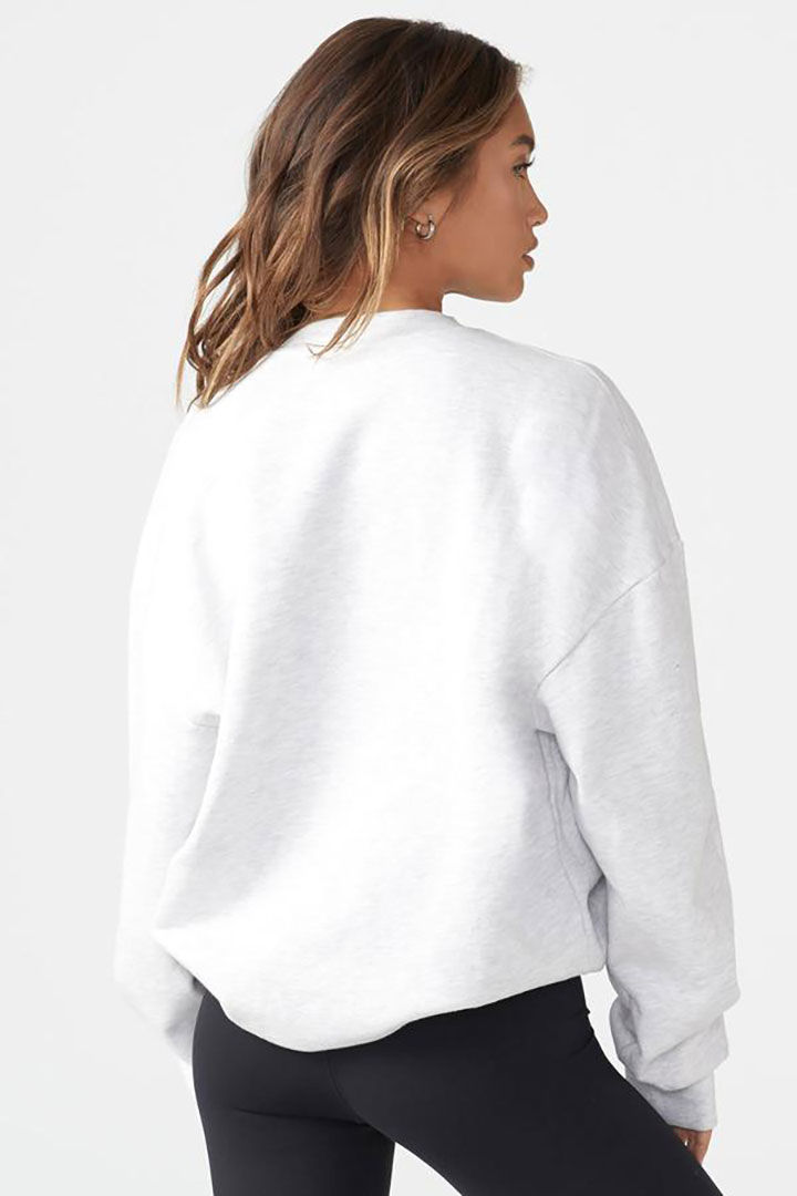Picture of Classic Crew Pullover-Pearl Grey French Terry