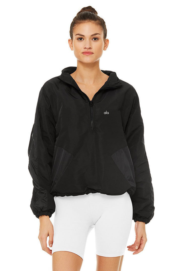 Picture of Renewal Half Zip Pullover-Black