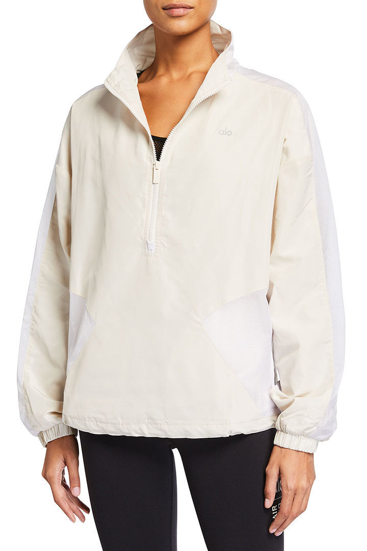 Picture of Renewal Half Zip Pullover-Bone White