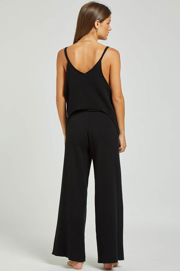 Picture of Goldie Ribbed Pant- Black