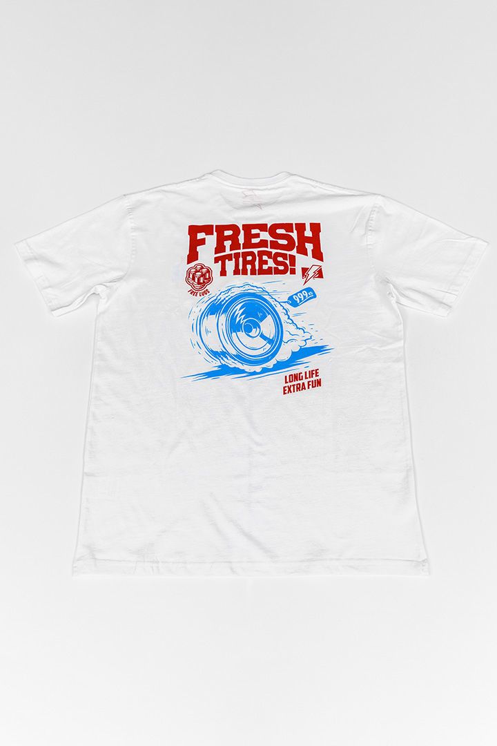 Picture of Clout Tire Service Tee-White