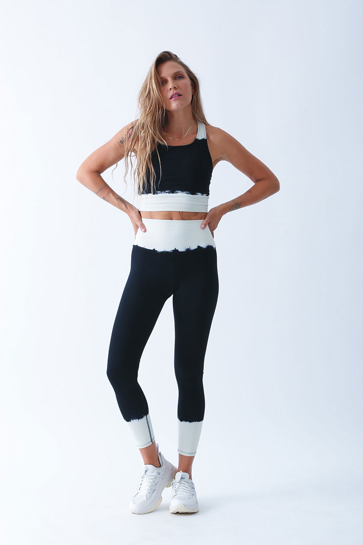 Picture of Venice Legging-Margin-Onyx/Off White