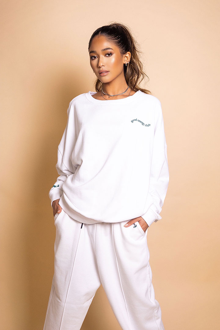 Picture of Good Energy Club Jogger-White