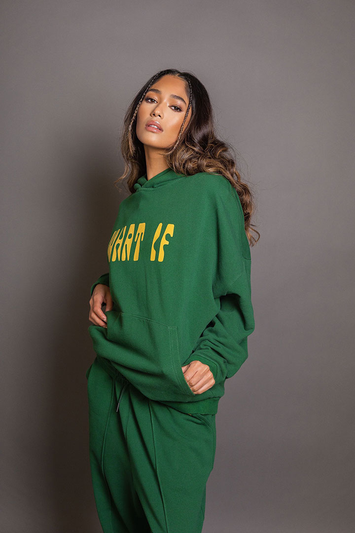 Picture of What If Hoodie-Green