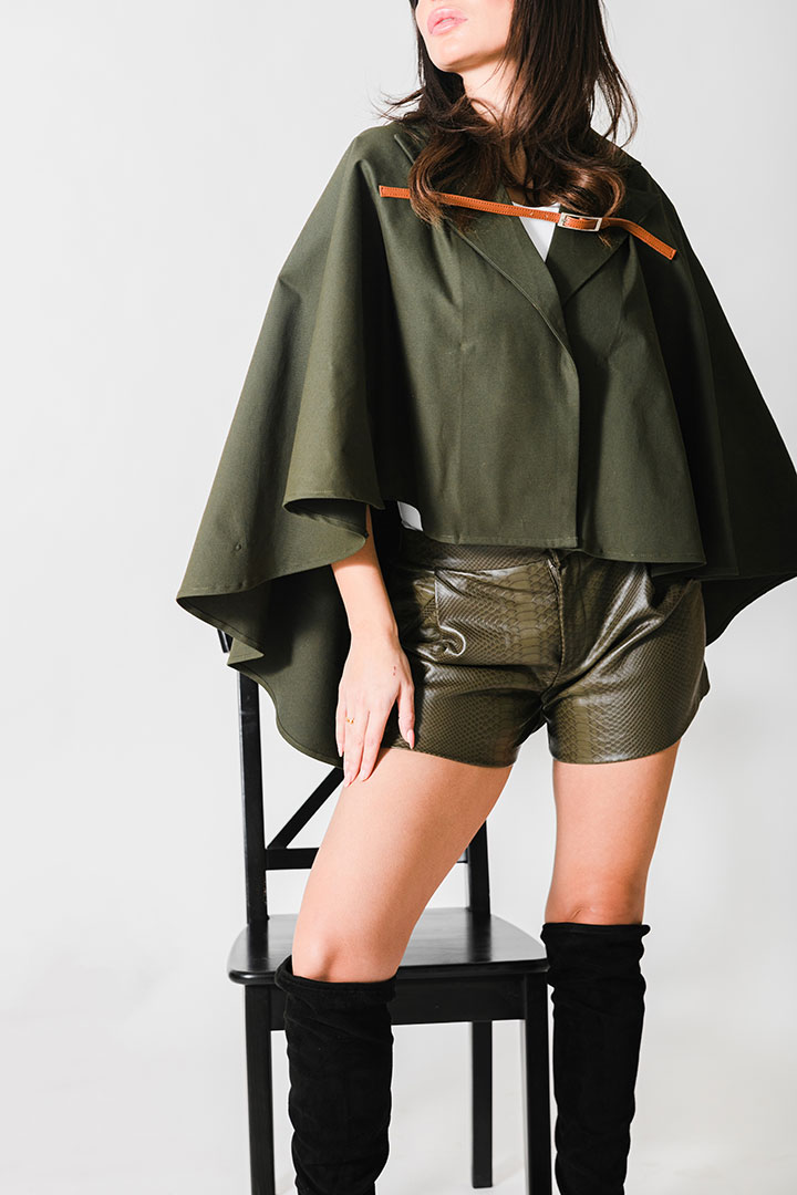 Picture of Khaki green cape