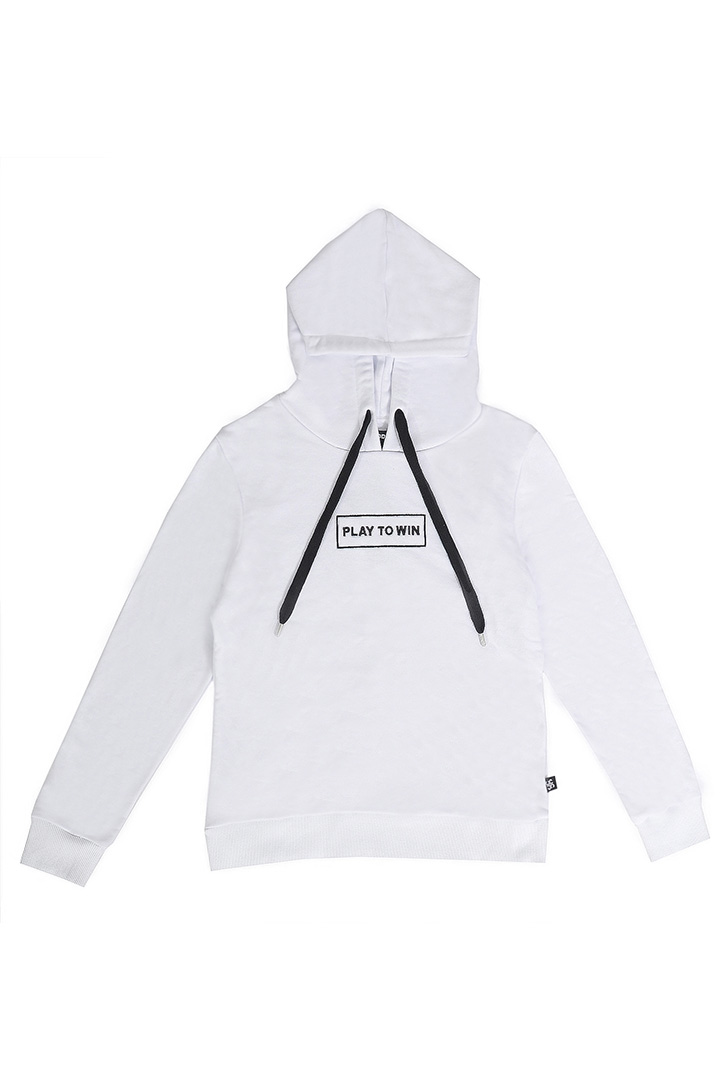 Picture of Play to Win Hoodie-White