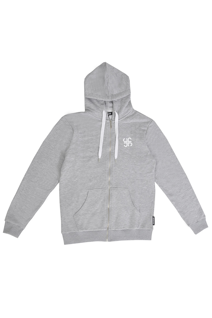 Picture of Zip Me Up Hoodie-Grey