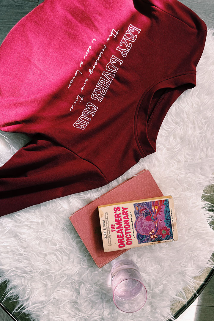 Picture of Lazy Lovers Club Maroon Sweater