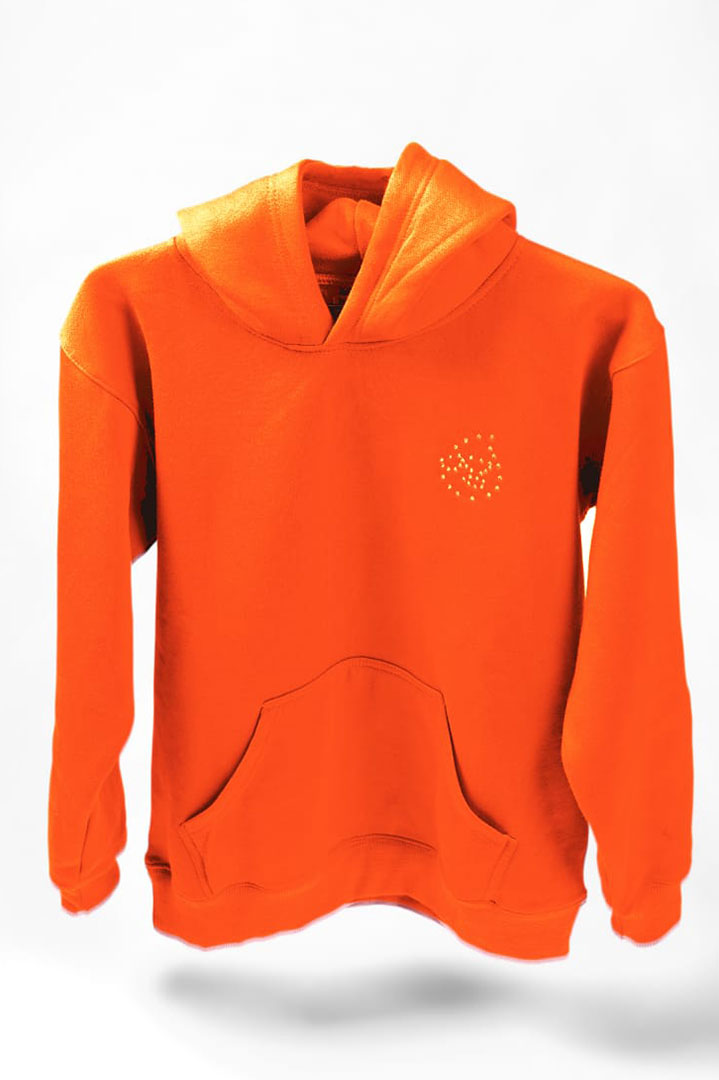Picture of OG Drip Hood Hoodie-Orange