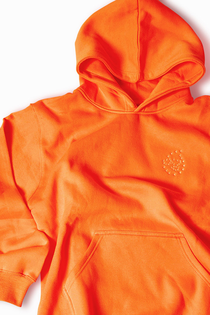 Picture of OG Drip Hood Hoodie-Orange