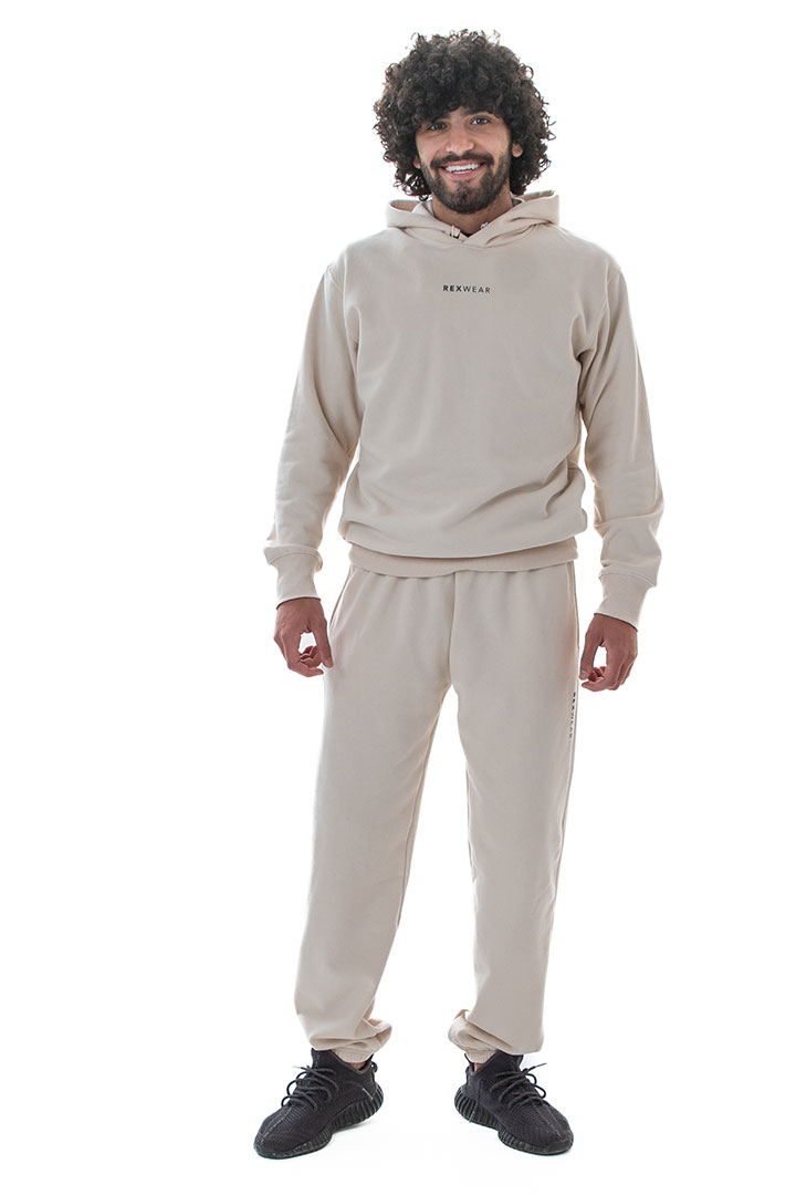 Picture of Men Jogger Pants-Beige