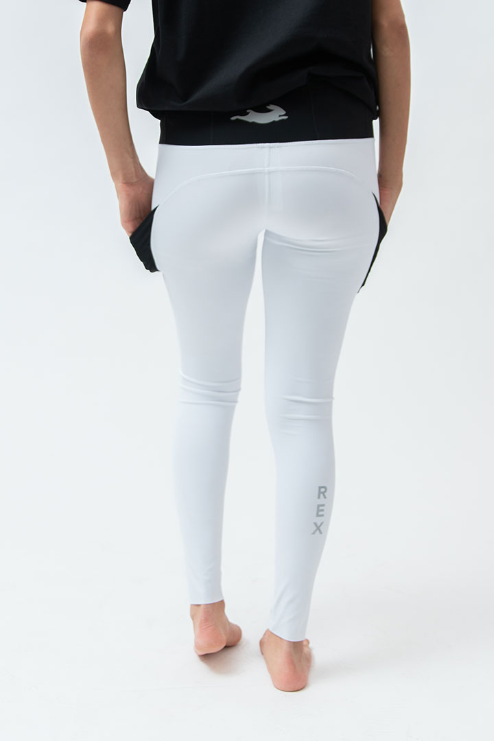 Picture of Women Leggings-White with Black