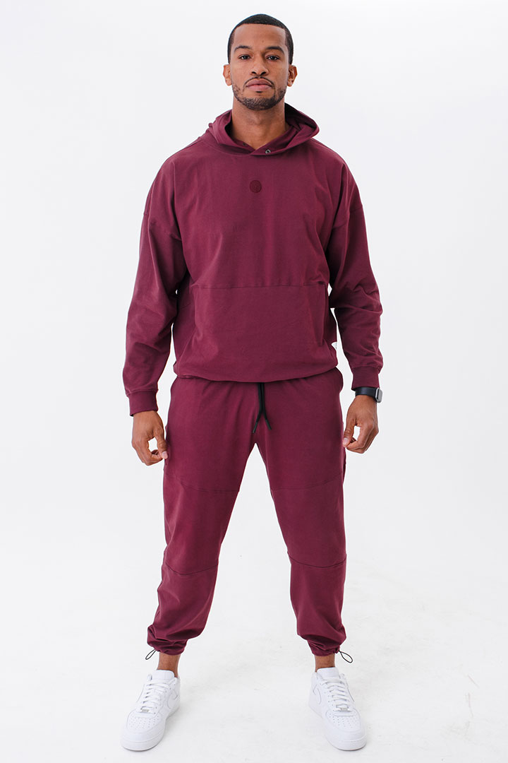 Picture of XY Hoodie Unisex-Burgundy