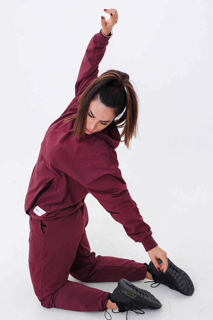 Picture of XY Hoodie Unisex-Burgundy