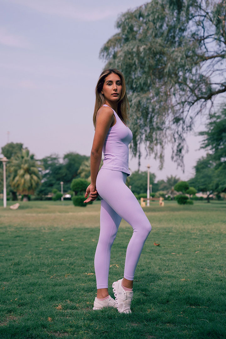 Picture of Lilac Leggings-Purple