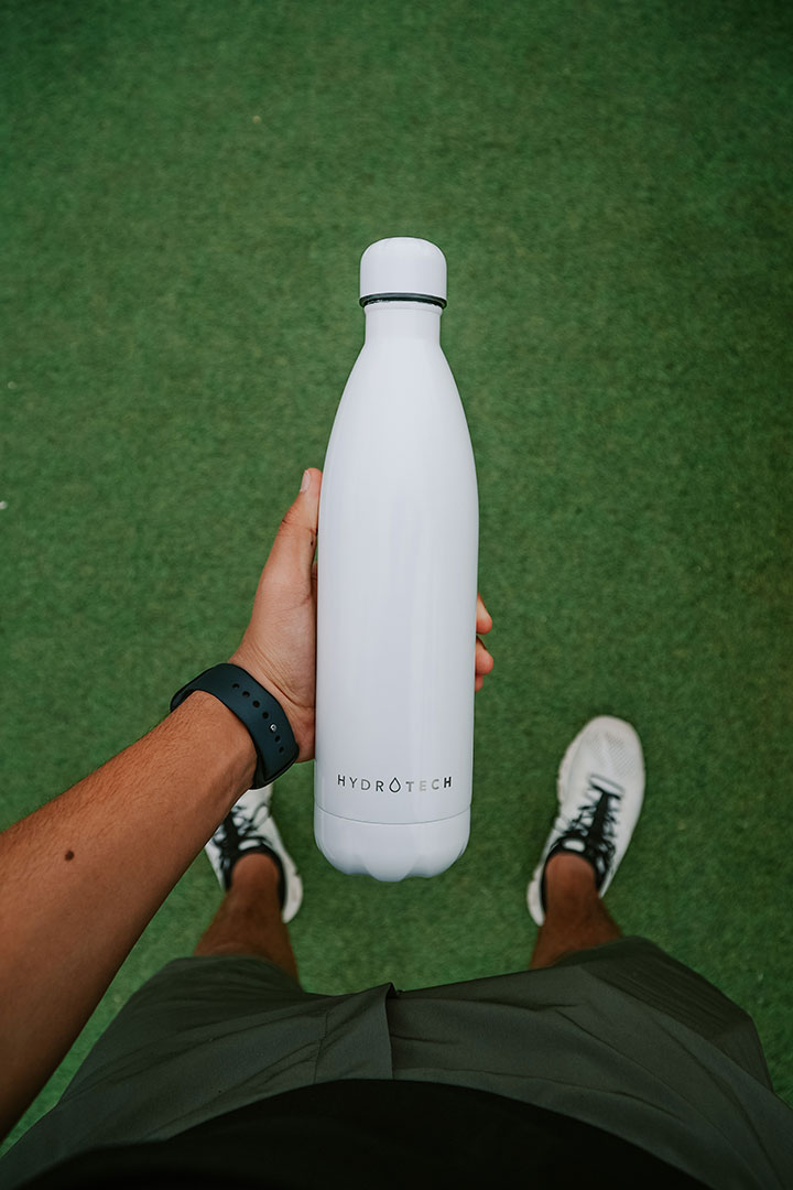 Picture of Sporty Storage Water Bottle -White