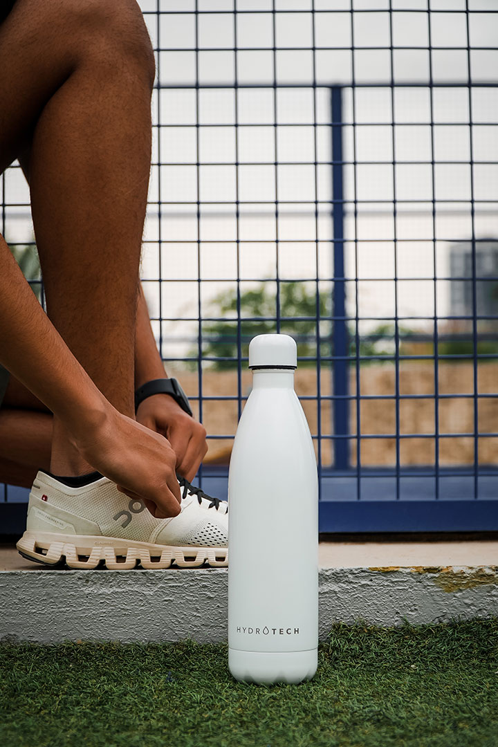 Picture of Sporty Storage Water Bottle -White