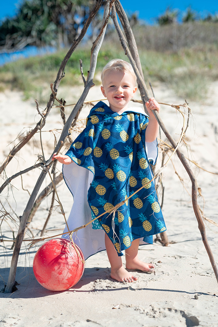 Picture of Kids Beach Towel Pineapple-Small