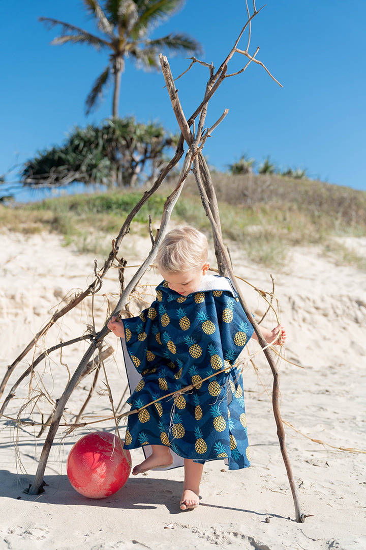 Picture of Kids Beach Towel Pineapple-Small