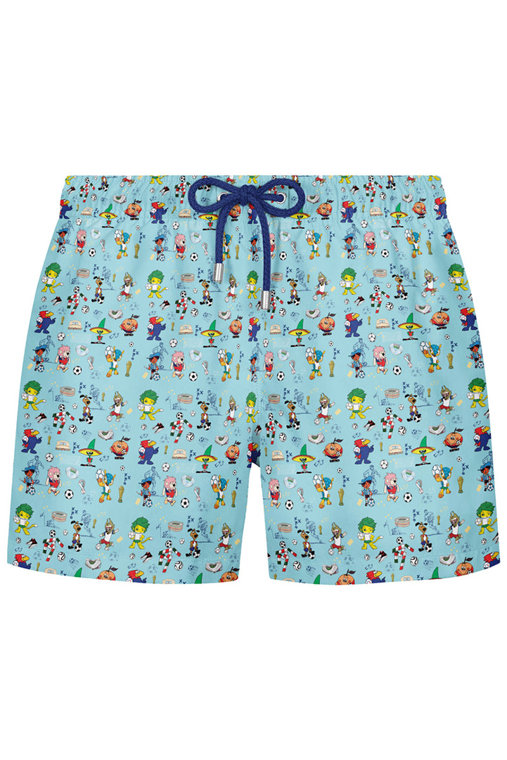 Picture of Kids Foot Ball Shorts Torqouise