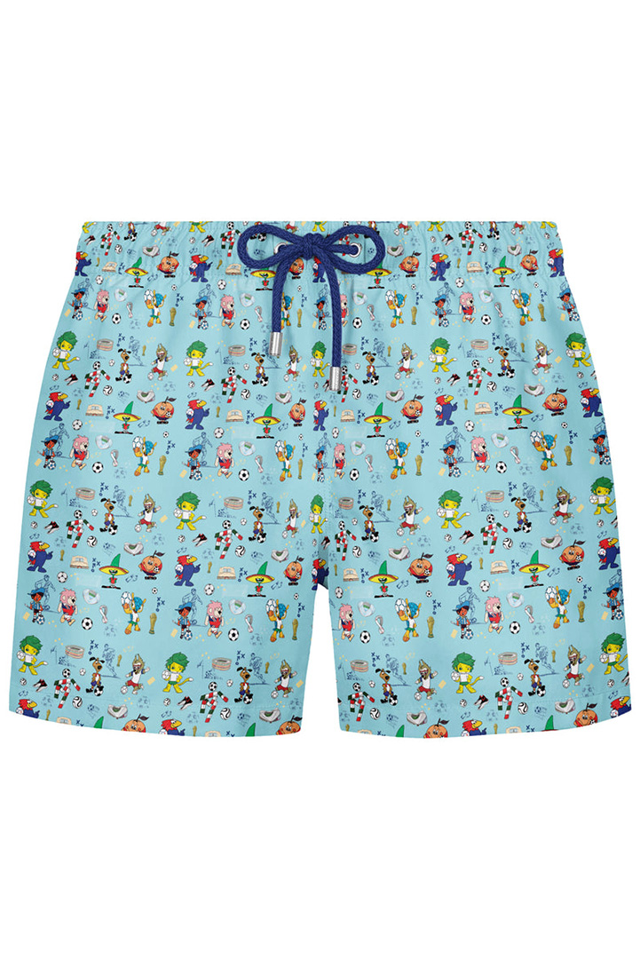 Picture of Kids Foot Ball Shorts Turquoise