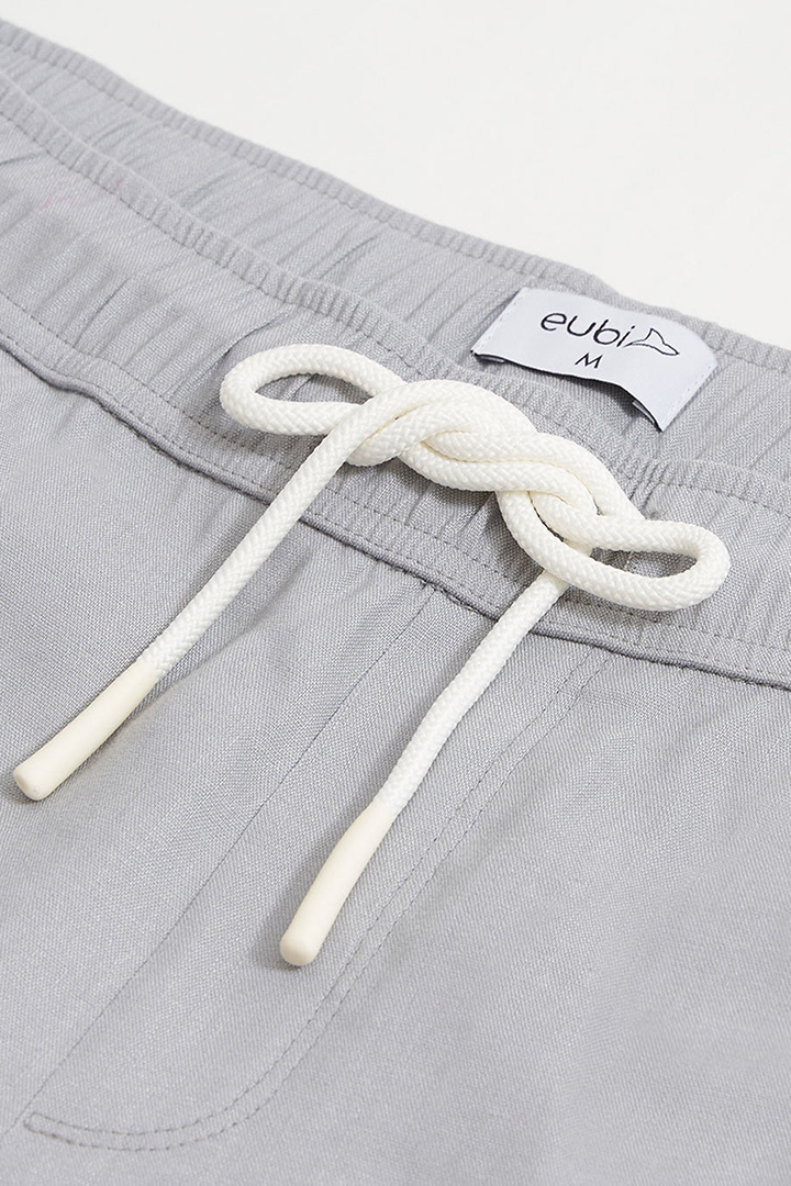 Picture of Linen Easy Shorts-Ash Grey