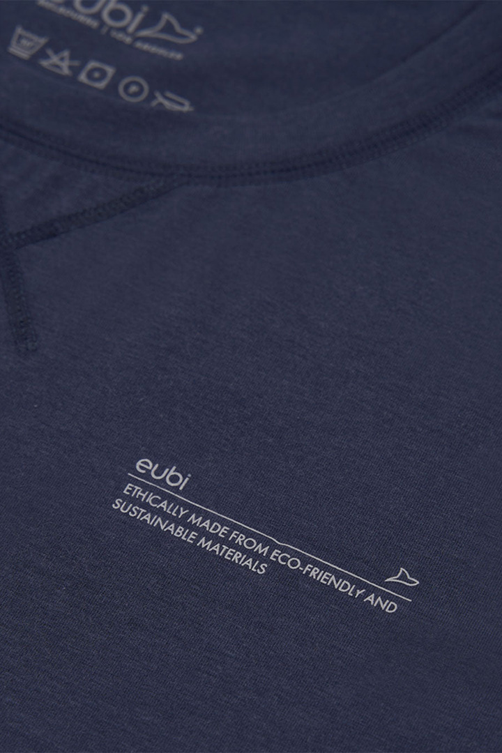 Picture of Crewneck Bamboo T-Shirt-Navy