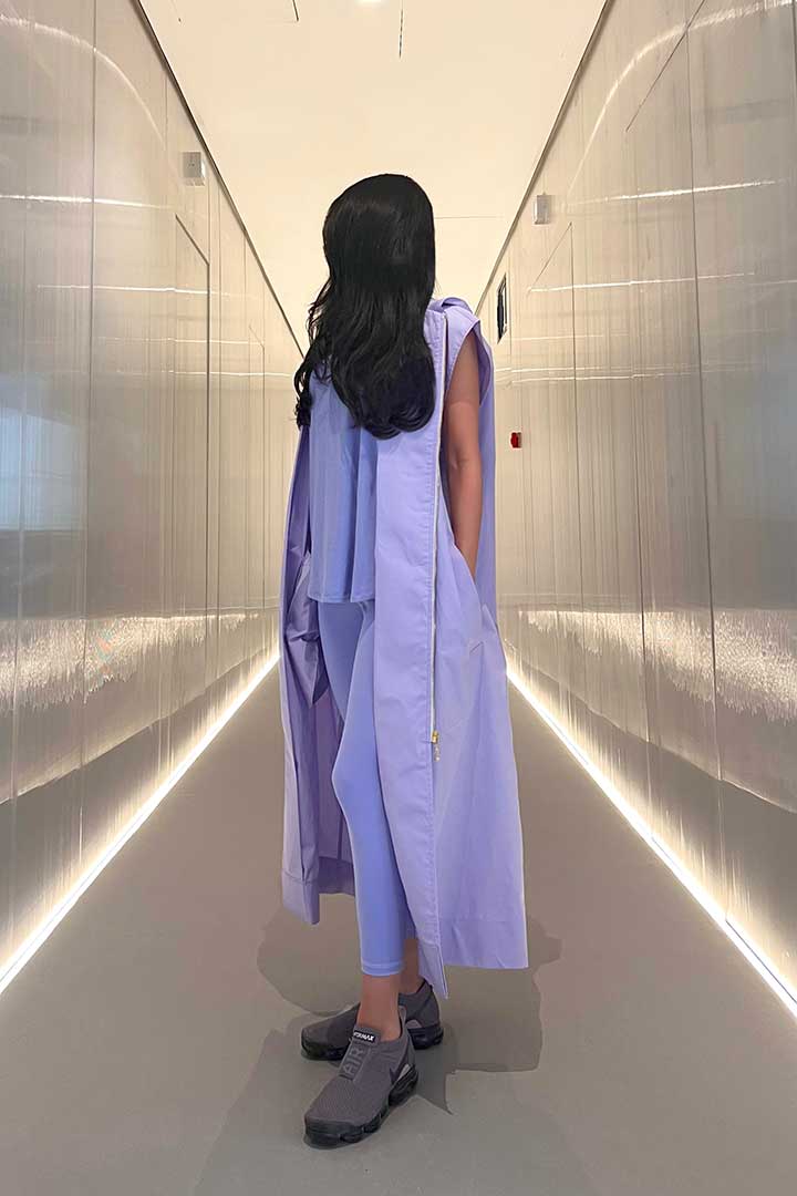 Picture of Hooded Trench -Ultra-Violet