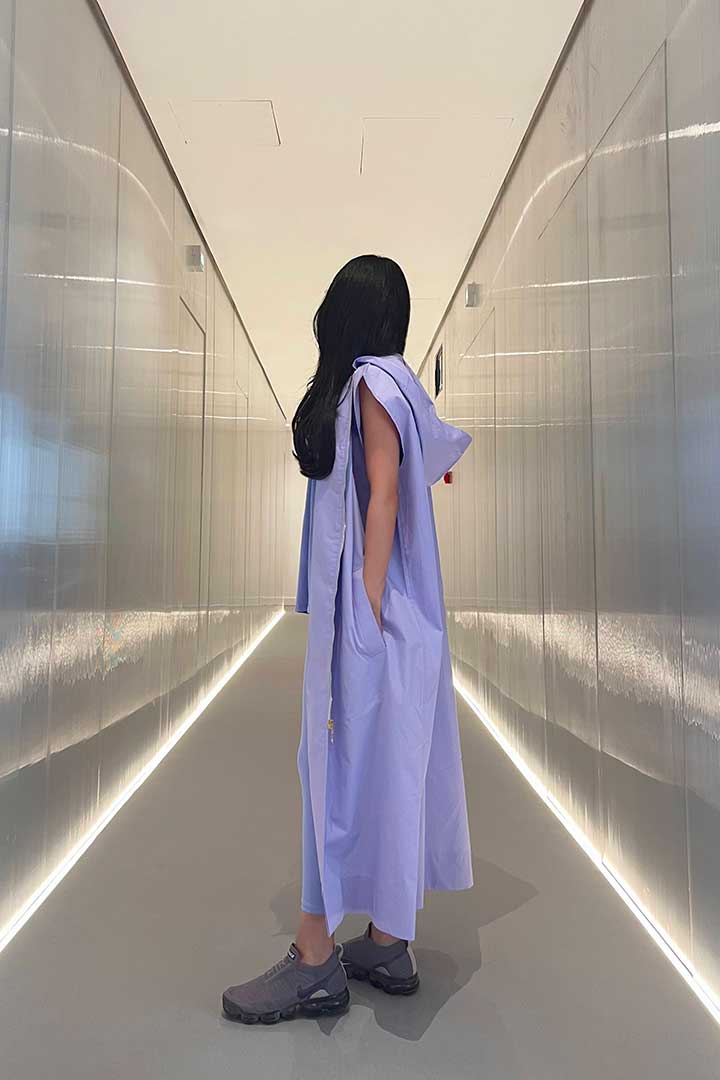Picture of Hooded Trench -Ultra-Violet