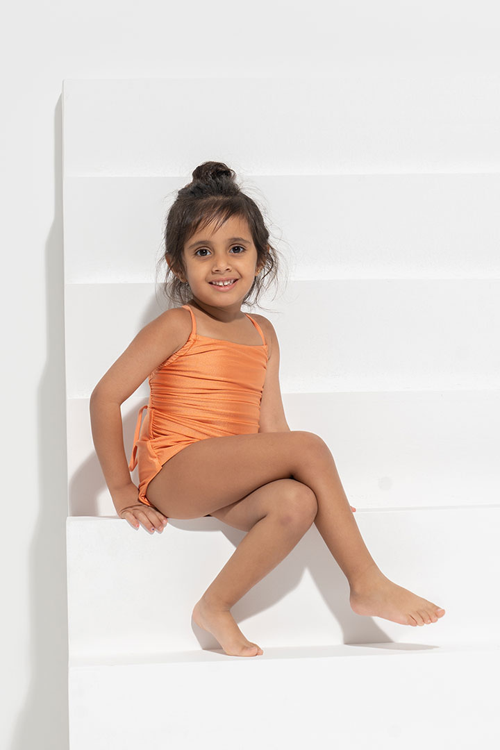 Picture of Kids Swimsuit-Orange