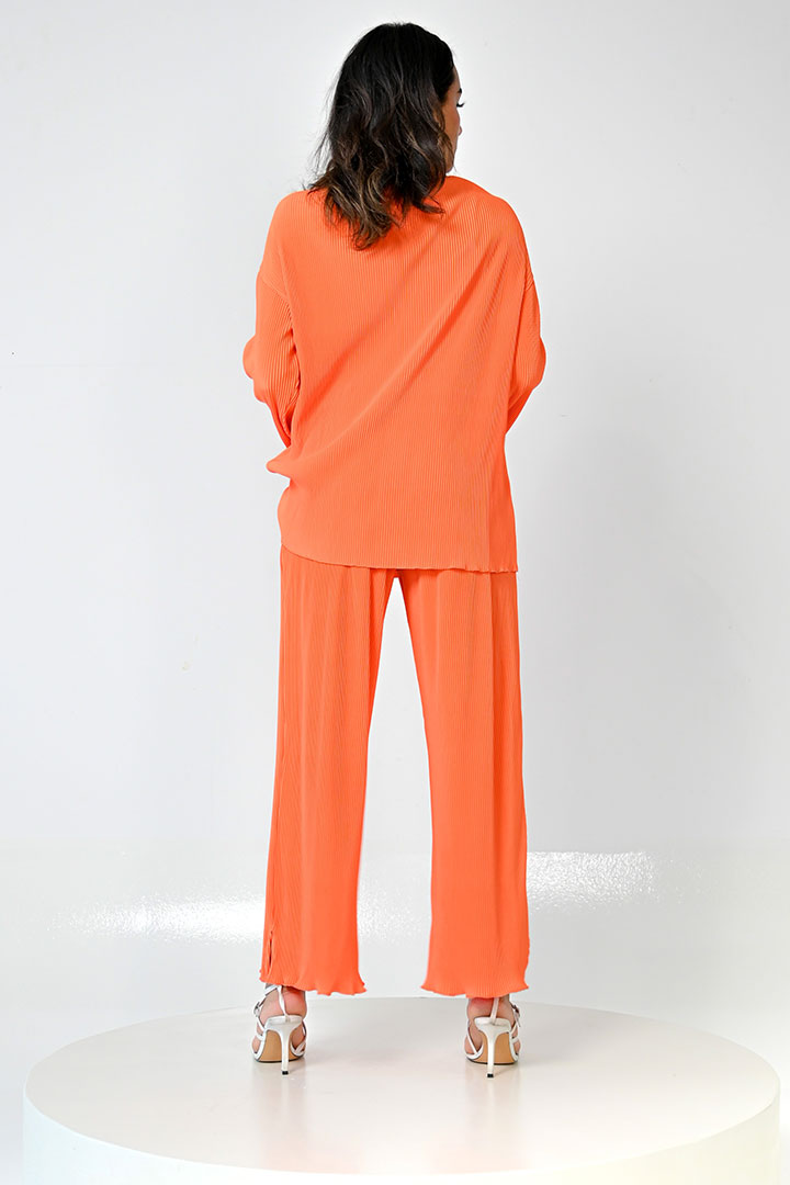 Picture of Summer Pleated Set-1 Orange