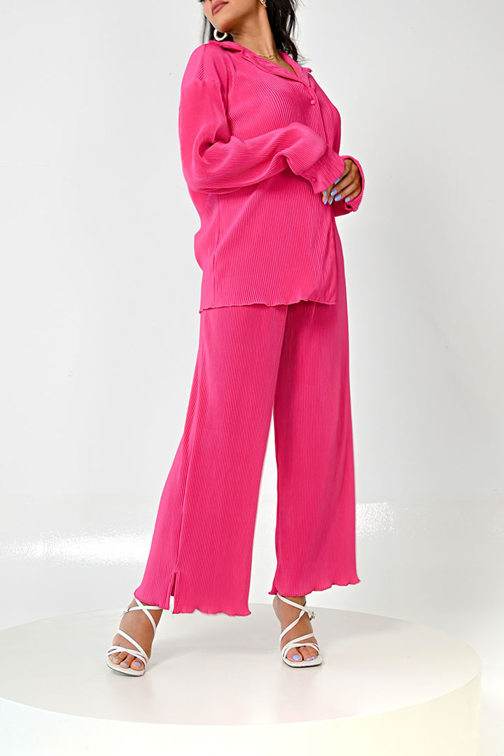 Picture of Summer Pleated Set-1 Pink