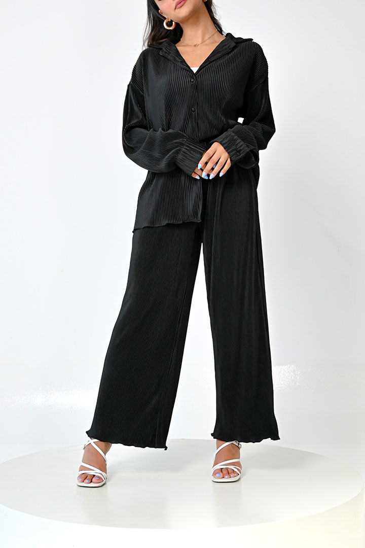 Picture of Summer Pleated Set-1 Black