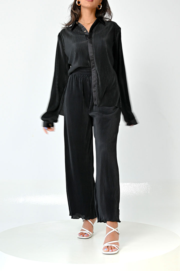 Picture of Summer Pleated Set-2 Black