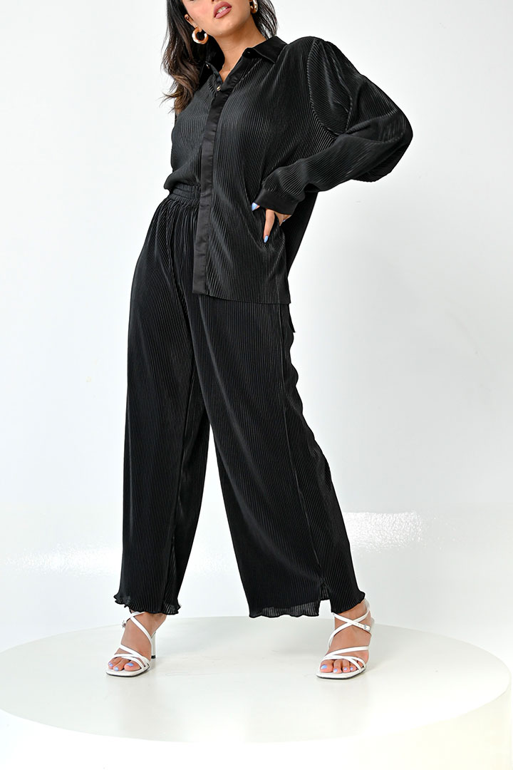 Picture of Summer Pleated Set-2 Black