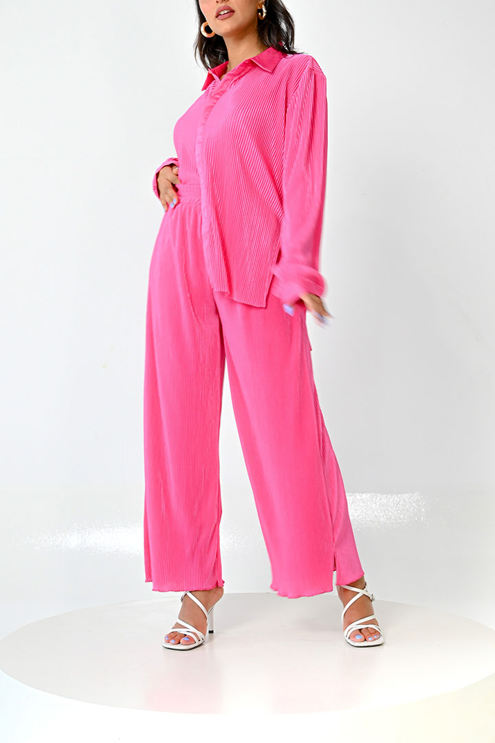 Picture of Summer Pleated Set-2 Pink