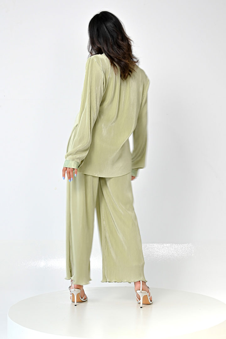 Picture of Summer Pleated Set-2 Green