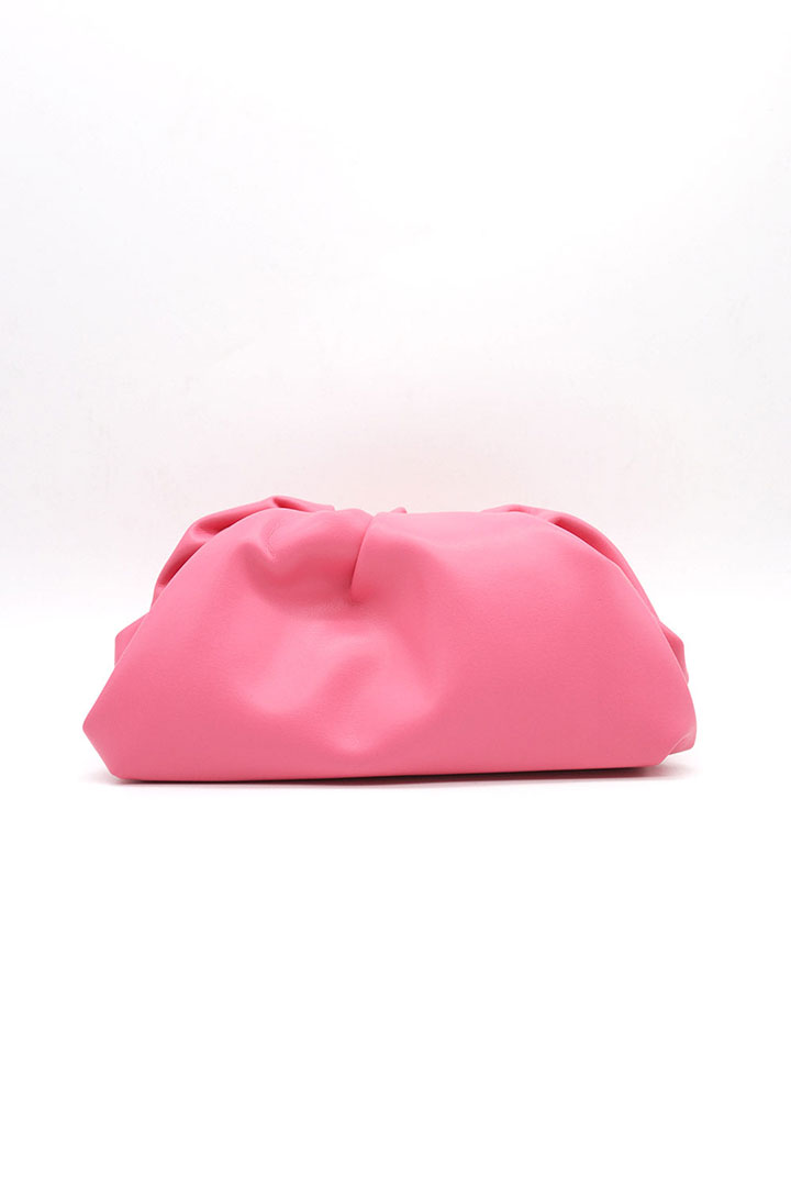 Picture of Gena Shoulder Pleather Clutch-Pink