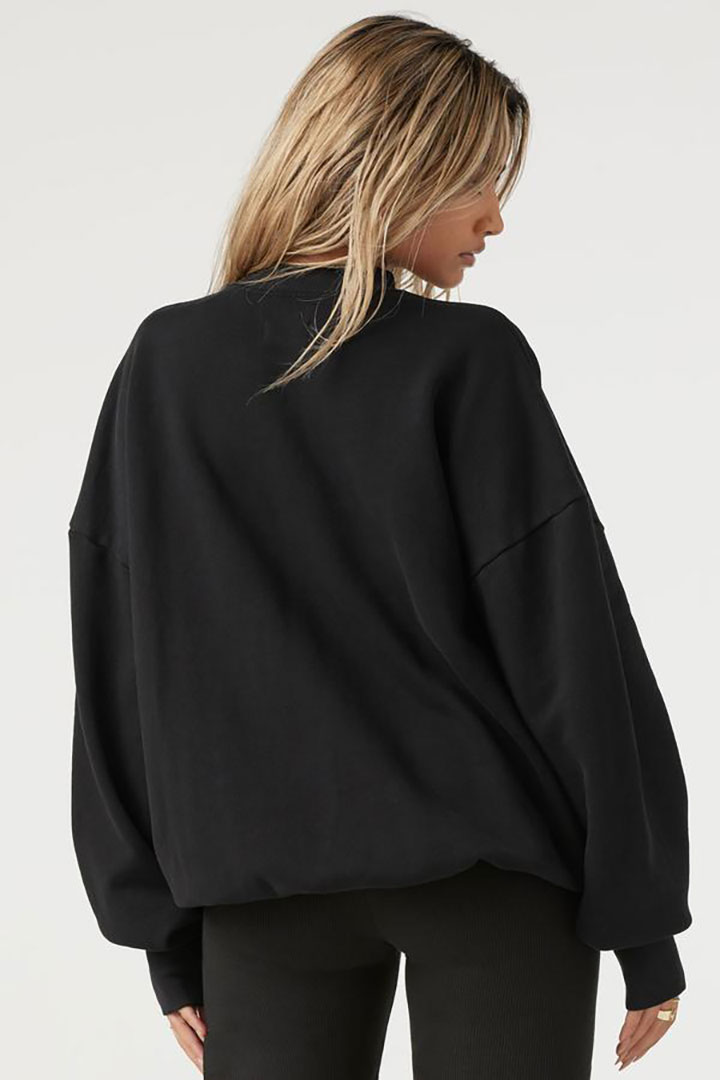 Picture of Classic Crew Pullover-Black French Terry W/Logo