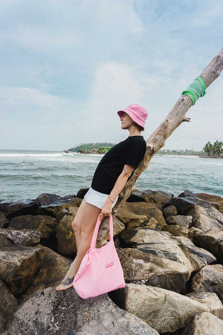 Picture of Towel Tote Bag - Pink