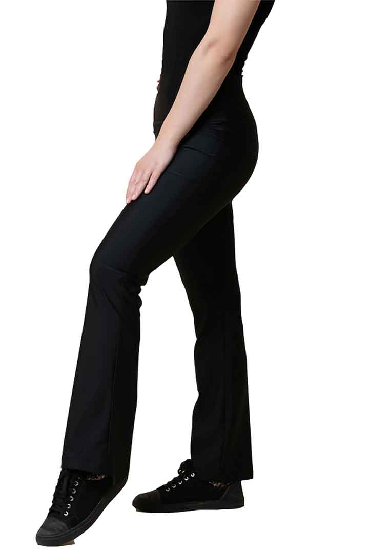 Picture of Flared Leggings-Black