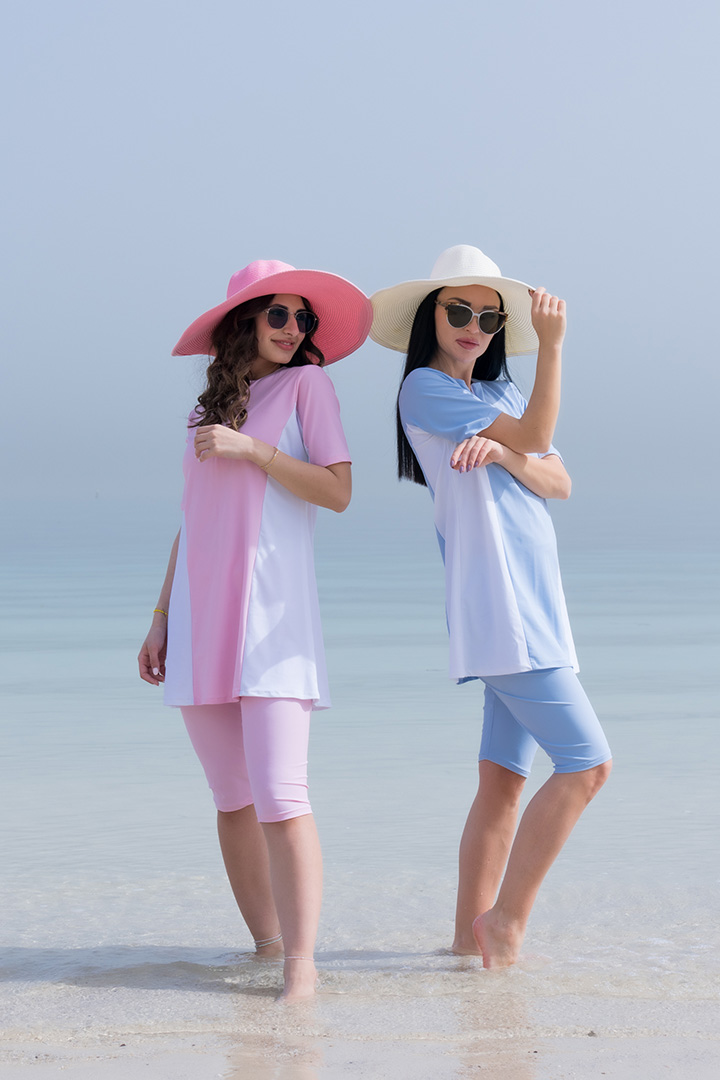 Picture of Crop Swim-Blue