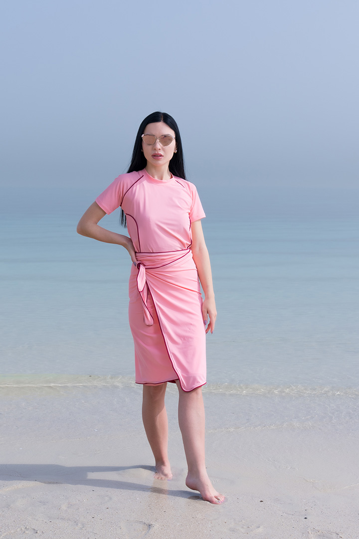 Picture of Wrap Swim-Rose