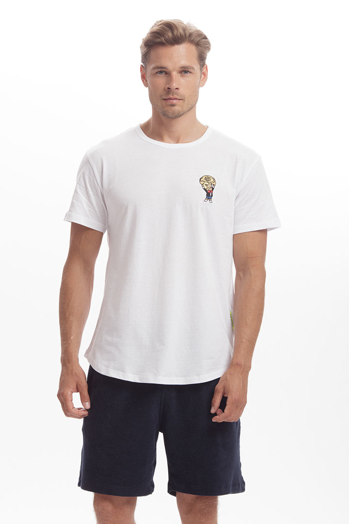 Picture of Richie Rich Cotton T-Shirt-White