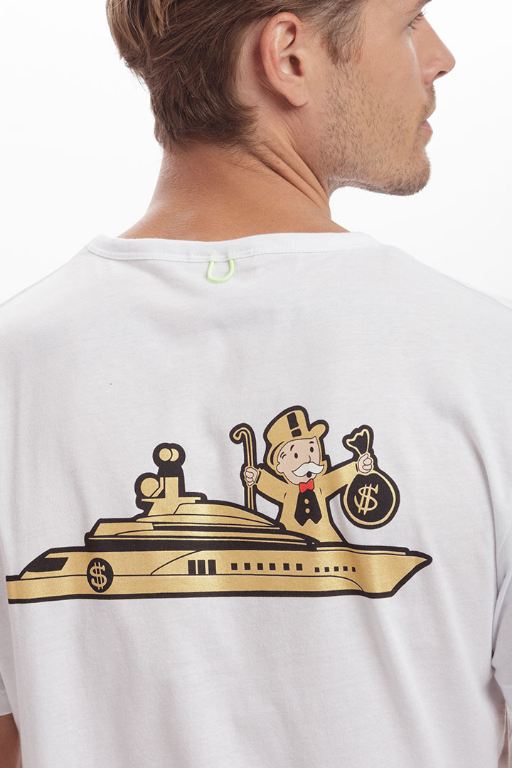 Picture of Big Yacht Cotton T-Shirt -White