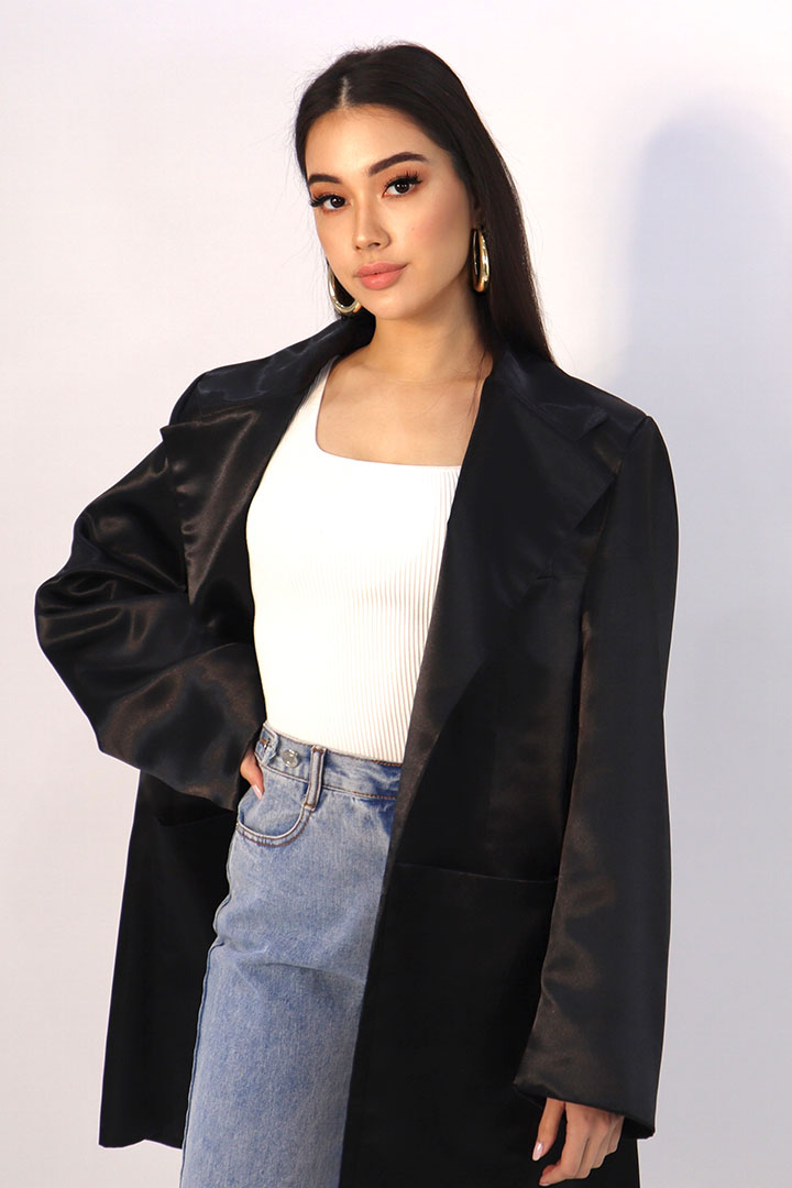Picture of Oversized Blazer-Black