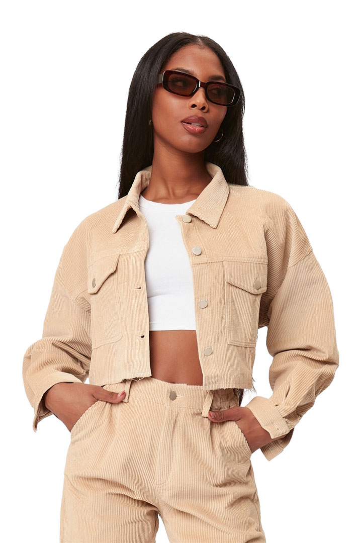 Picture of Harriet Corduroy Jacket - Tan