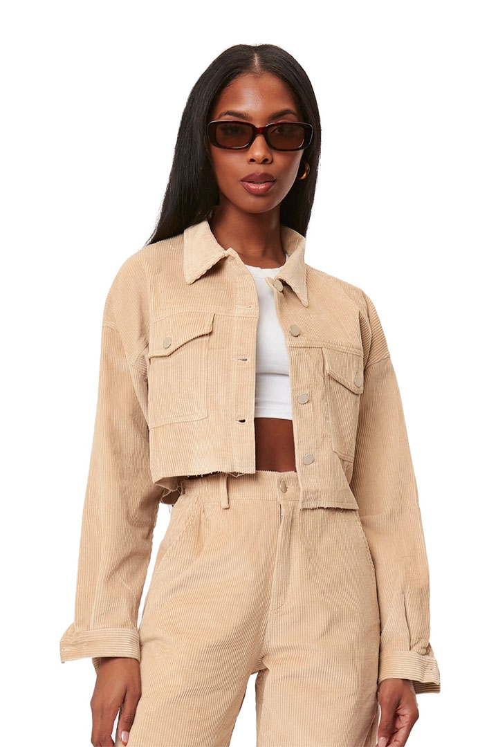 Picture of Harriet Corduroy Jacket - Tan