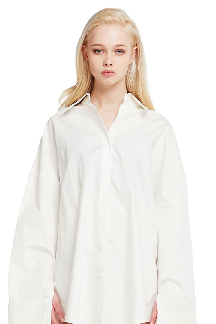 Picture of Ariana Oversized Fit Shirt-White